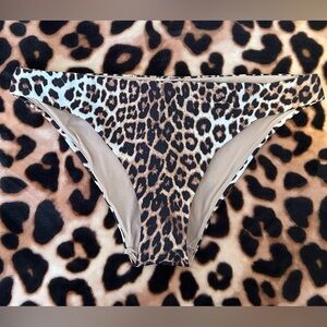 Cheetah cheeky swim bottoms
